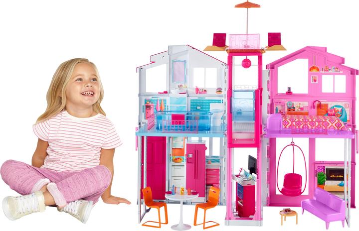 Actual product image Barbie 3 storey town house