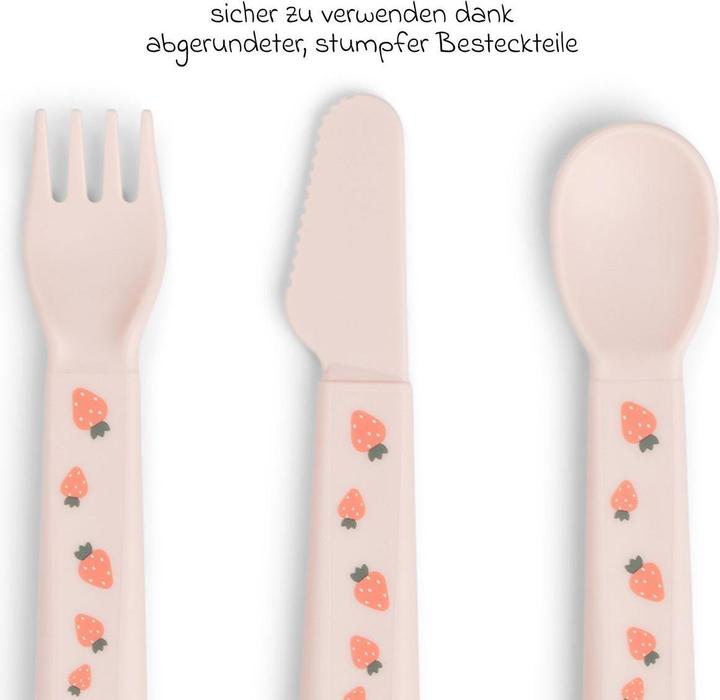 Produktbild Done by Deer Esslernbesteck 3-tlg. Besteck-Set Foodie - Tiny Farm -