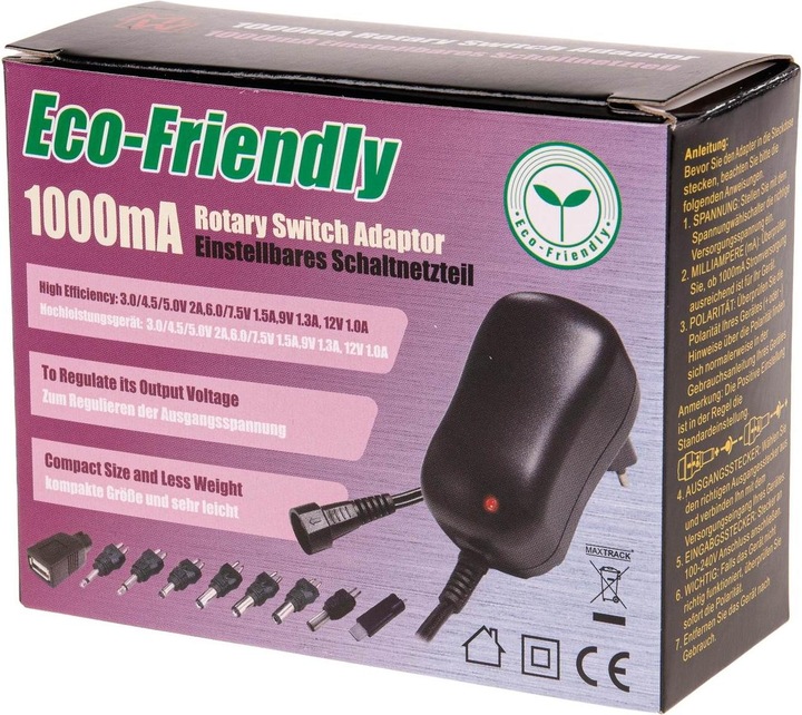 Produktbild Goobay Universal-Netzteil 3 V - 12 V max. 12 W / 1,0 A