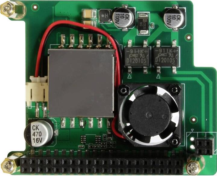 Actual product image Allnet Radxa Rock 3A zbh. PoE Hat / Shield 802.3AT