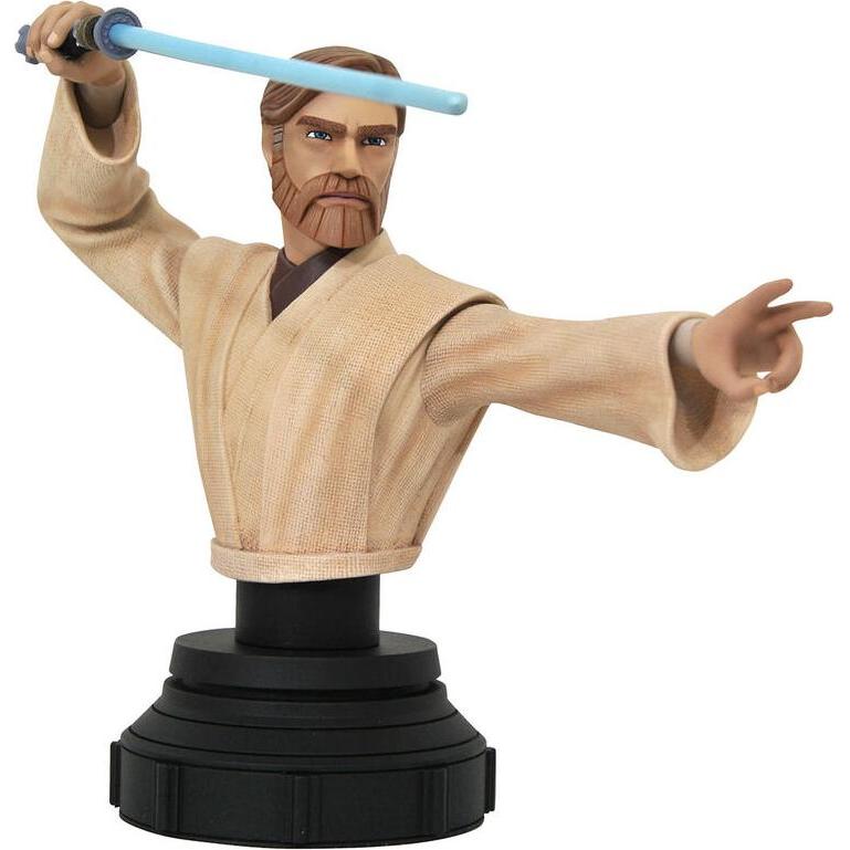 Diamond Select Toys Star Wars: The Clone Wars - Obi-Wan Kenobi 1:7 Scale Bust