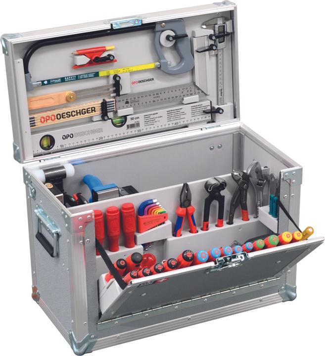 Produktbild OPO Leichtbau Schreiner-Werkzeugkiste Compact 3 (64 Teile)