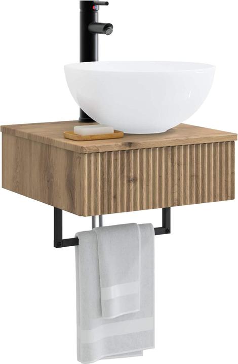 Actual product image vidaXL Wandmontiertes Waschbecken (405 mm, 410 mm)
