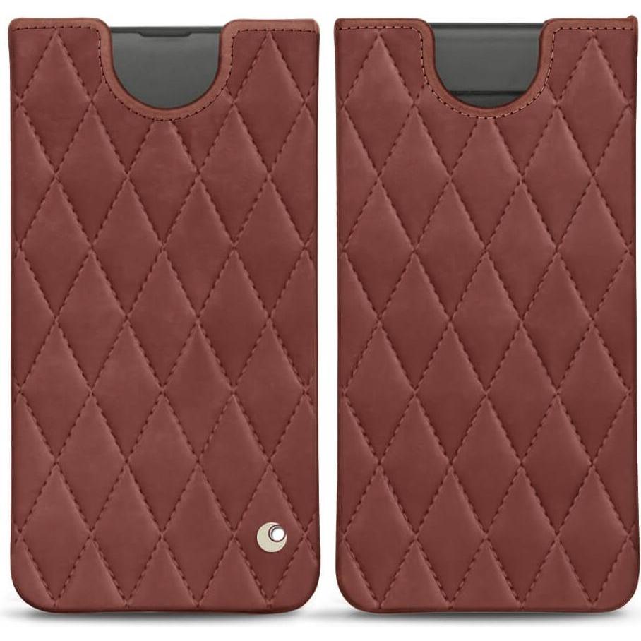 Noreve Lederschutzhülle (Samsung Galaxy S10+), Smartphone Hülle, Rot