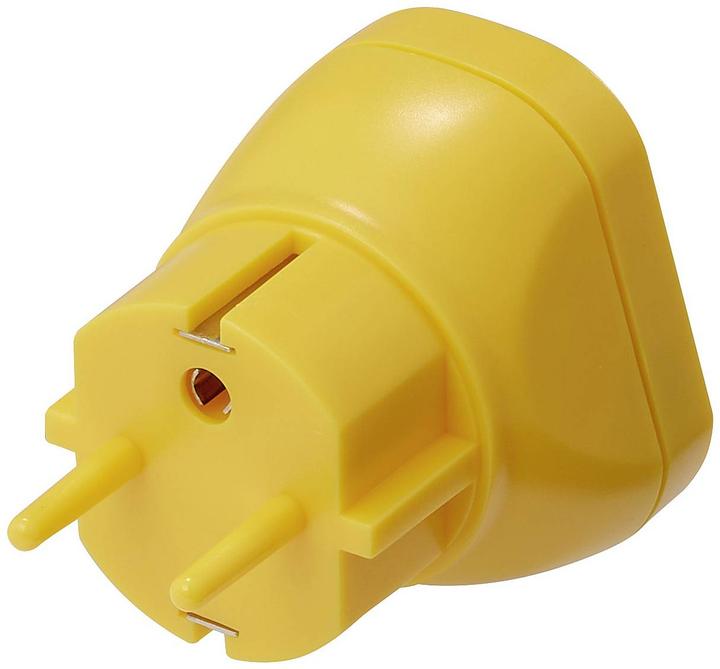 Tru Components Aardingsstekker 2x banaanbussen 4 mm, 1x drukknopaansluiting 10 mm