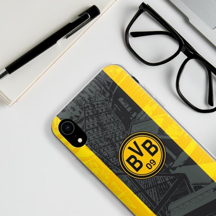 Produktbild DeinDesign Silikon Hülle für Apple iPhone Xr Handyhülle Case Smartphone Schutzhülle BVB Borussia Dortmund (Apple iPhone XR)