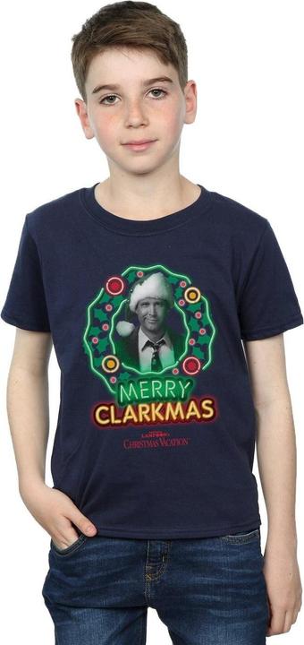 Actual product image National Lampoon´s Vacation Boys Greyscale Clarkmas T-Shirt (116)