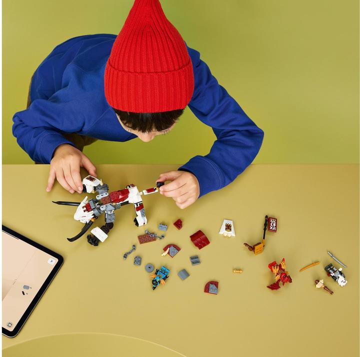 Produktbild LEGO Zilvar auf seinem Drachentier Grimtak (71863, LEGO Ninjago)