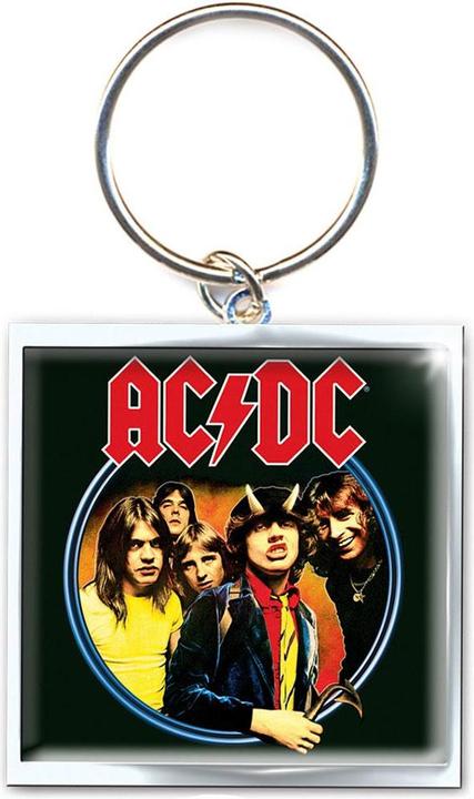 Actual product image AC/DC Devil Angus Photo Print Keyring