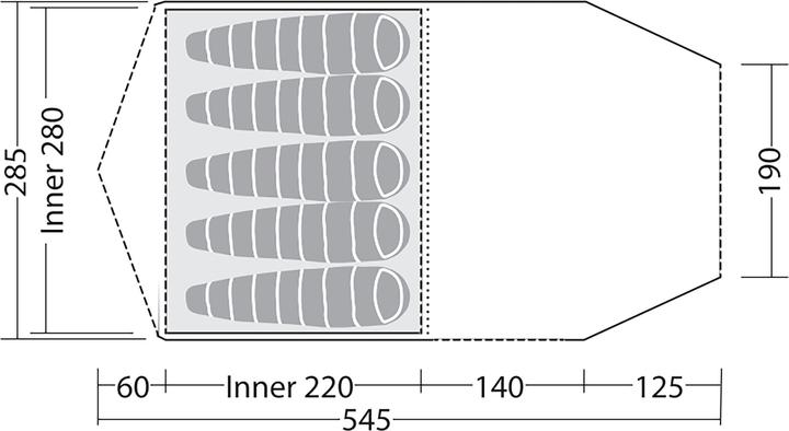 Image du produit Robens Paso Flex 5 (Tente igloo, 8.70 kg, 5 personnes)