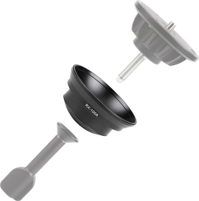 Actual product image Sirui RX-100A adapter half shell (Metal)