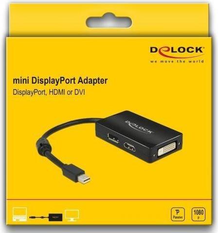 Produktbild Delock Mini DP zu (HDMI, DVI, DP, 16 cm)