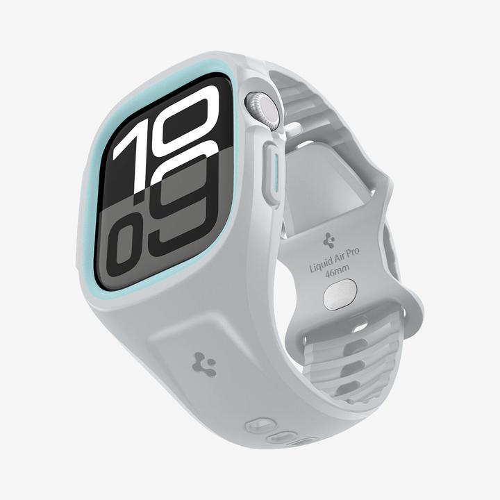 Actual product image Spigen Liquid Air Pro Apple Watch 10 (46mm) Case + Band Gray
