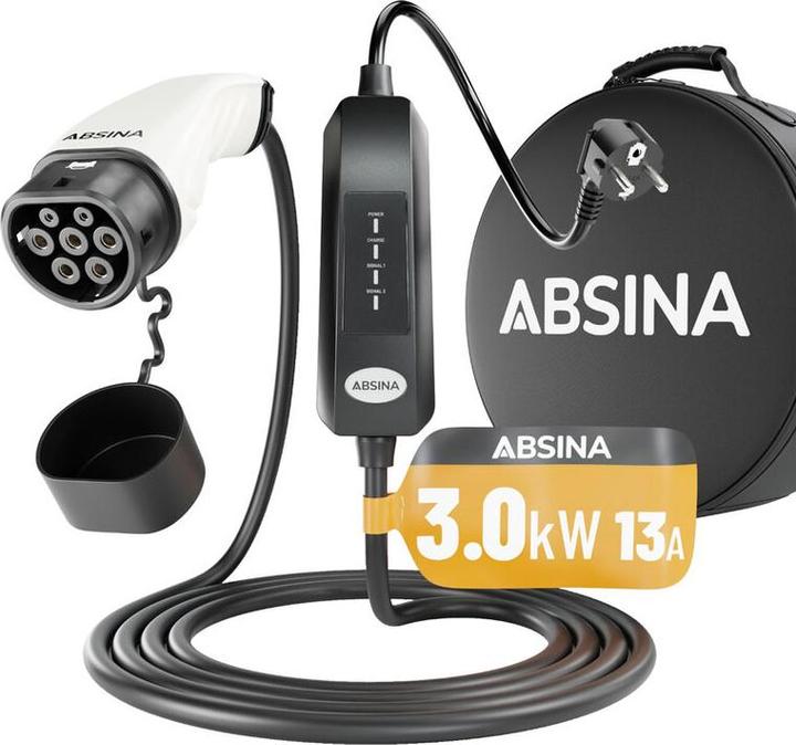 Produktbild Absina 52-230-1001 (Typ 2, 3 kW, 13 A, 6 m)