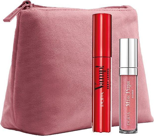 Pupa Milano Sexy Lashes & Miss Pupa Gloss Set Geschenkset (Künstliche Wimpern)