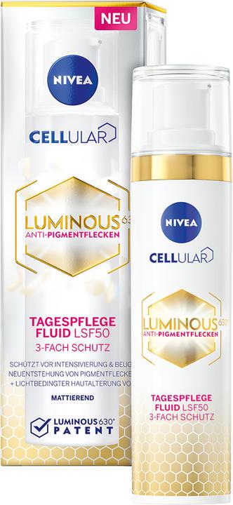 Produktbild NIVEA Cellular Luminous630 Anti-Pigmentflecken (40 ml, Gesichtsfluid, SPF 50)