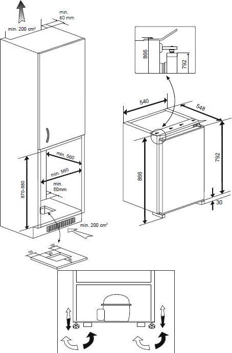 Produktbild Beko Refrigerator B1854N (110 l)