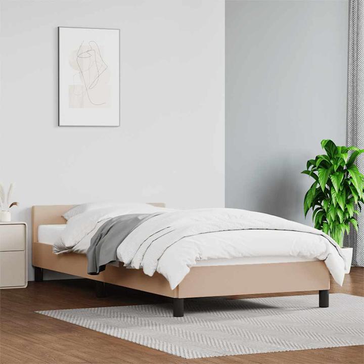 Actual product image vidaXL Bettgestell mit Kopfteil (100 x 200 cm)