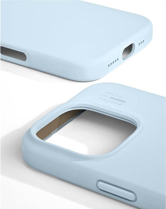 Actual product image iDeal Of Sweden Designer Magsafe Silicone Cover Light Blue (Apple iPhone 16 Pro)