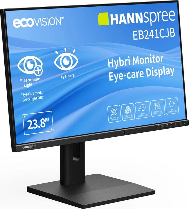 Actual product image Hannspree 60.4cm (23,8") EB241CJB 16:9 Hybri HDMI+DP+USB (1920 x 1080 pixels, 23.80")