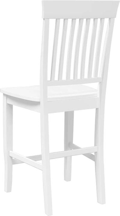 Image du produit VidaXL Tabouret de bar 2 pcs. Blanc Bois massif Hévéa
