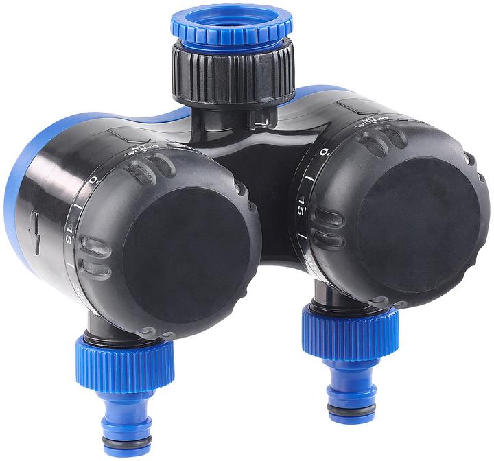 Actual product image Royal Gardineer 2-way water manifold with mechanical watering timer (Water timer)