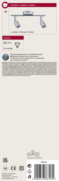 Immagine prodotto Paulmann Riflettori puntati sulla Carolina (GU10)