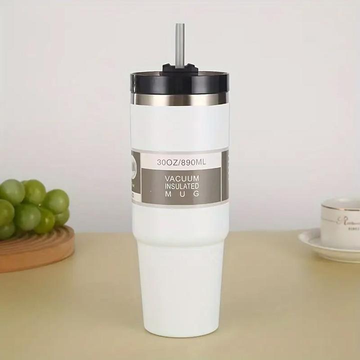 Image du produit ASMI Edelstahl Vakuum Thermobecher, Kaffeebecher, Auto-Tumbler-Becher, 900ml (0.89 l)