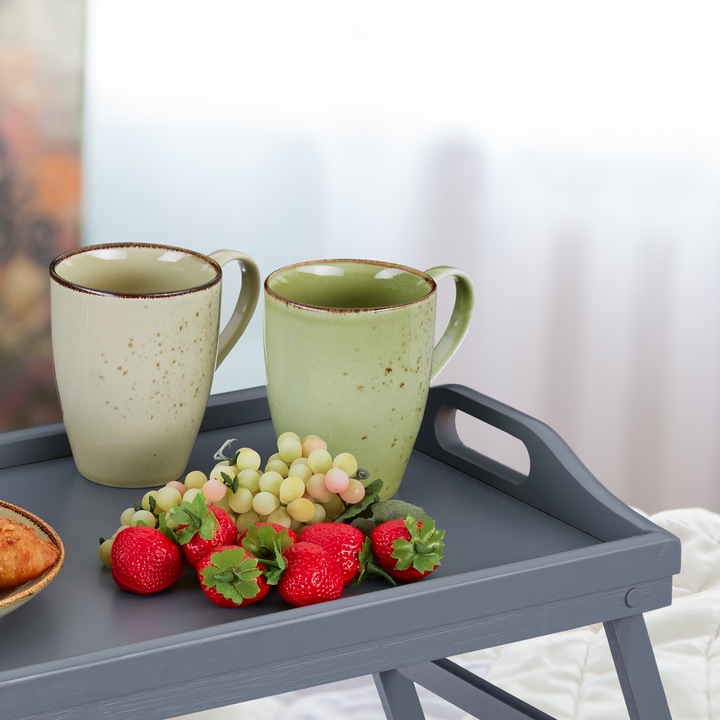 Actual product image Relaxdays Grey Breakfast Tray