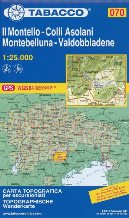 Immagine prodotto Mappa escursionistica 70 Il Montello