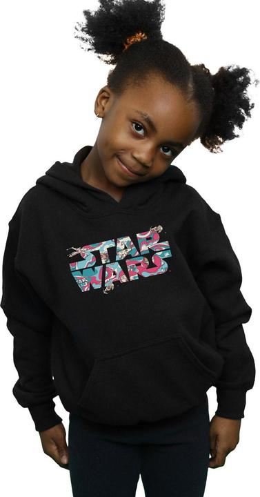 Produktbild Star Wars Wavy Ship Logo Kapuzenpullover Mädchen (152, 158)