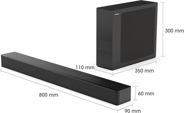 Image du produit Hisense HS2100 (240 W, Canal 2.1)