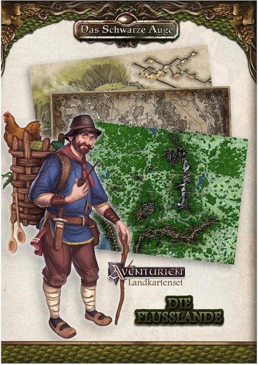 DSA - Landkartenset: Die Flusslande, 2. Auflage (DE-Ausgabe)