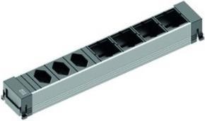 Produktbild Bachmann Einbausteckerleiste POWER FRAME 3x T13, 4x Custom-ABD leer (3 x, Typ 13, 0.20 m)