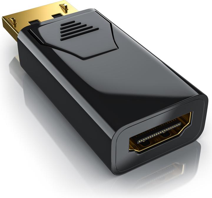 Actual product image CSL DisplayPort to HDMI Adapter, Audio Video Adapter, Ultra HD 4k DP to HDMI Converter (HDMI, 2.15 cm)