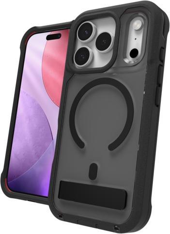 Produktbild Zagg Case für Apple iPhone 17 Pro Rainier Snap mit Kickstand smoke black (Apple iPhone 17 Pro)