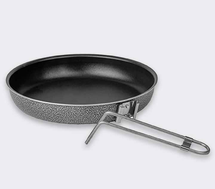 Actual product image Trangia Frying pan 24cm Non-Stick folding handle removable (Frying pan, Aluminium, 24 x 4 cm)