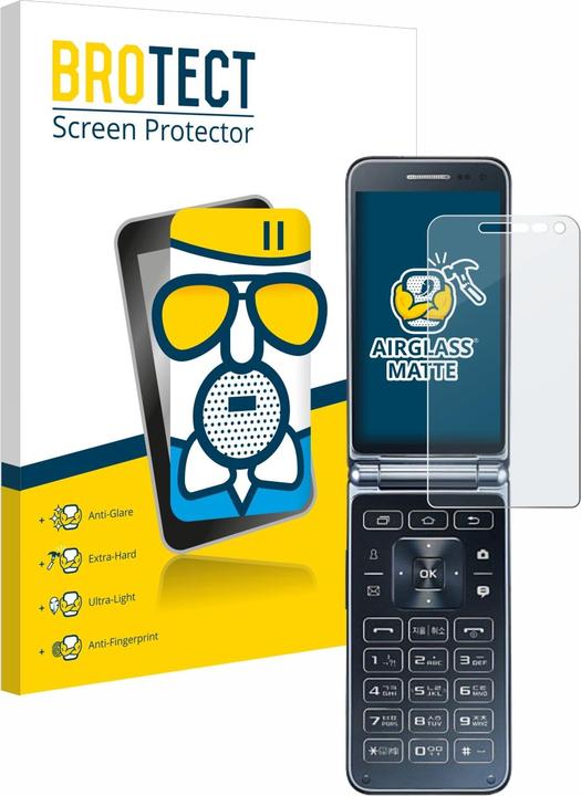 Produktbild BROTECT Schutzglas Schutzfolie Glas Folie Displayschutz matt (1 Stk., Samsung Galaxy Z Fold2)