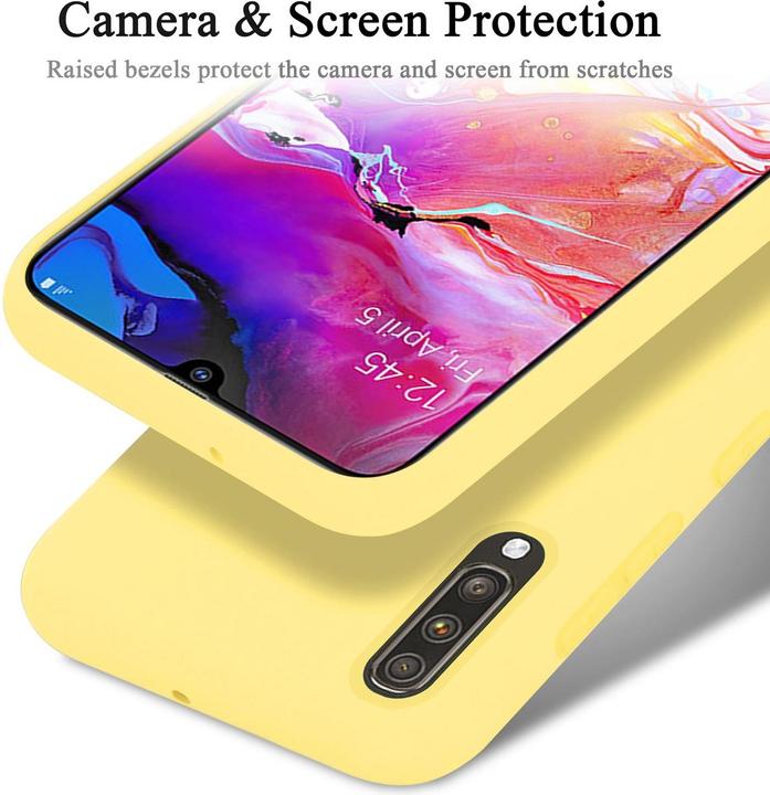 Produktbild Cadorabo TPU Liquid Silicone Case Cover (Samsung Galaxy A70, Samsung Galaxy A70S)