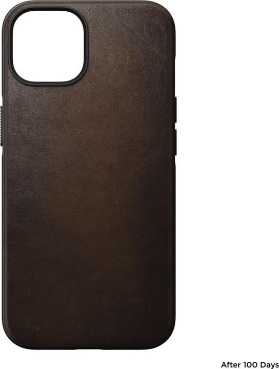 Produktbild Nomad Back Cover Modern Leather iPhone 14 Braun (Apple iPhone 14)