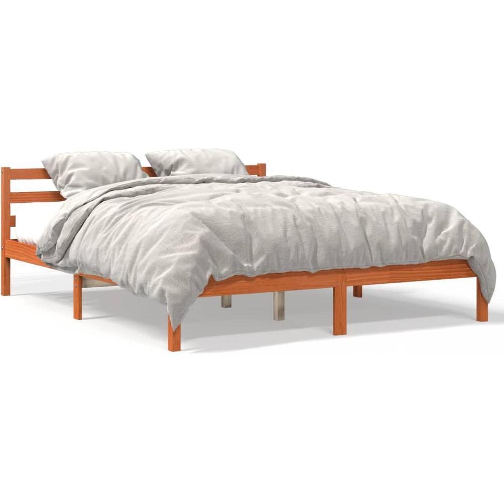 VidaXL, Bett, Bett Kiefer (160 x 200 cm)