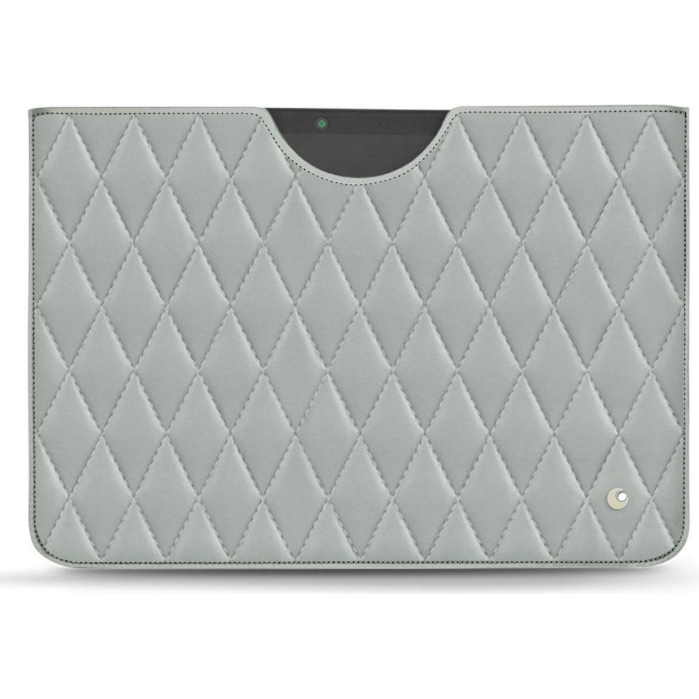 Noreve Lederschutzhülle (Microsoft Surface Pro X), Tablet Hülle, Grau