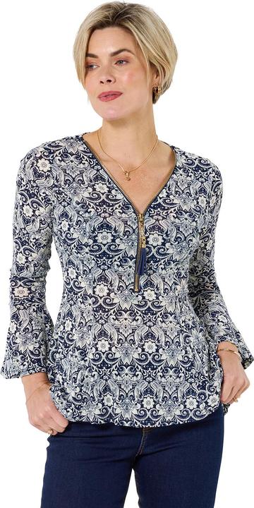 Produktbild Joe Browns Lace Overlay Zip Front Top (38)