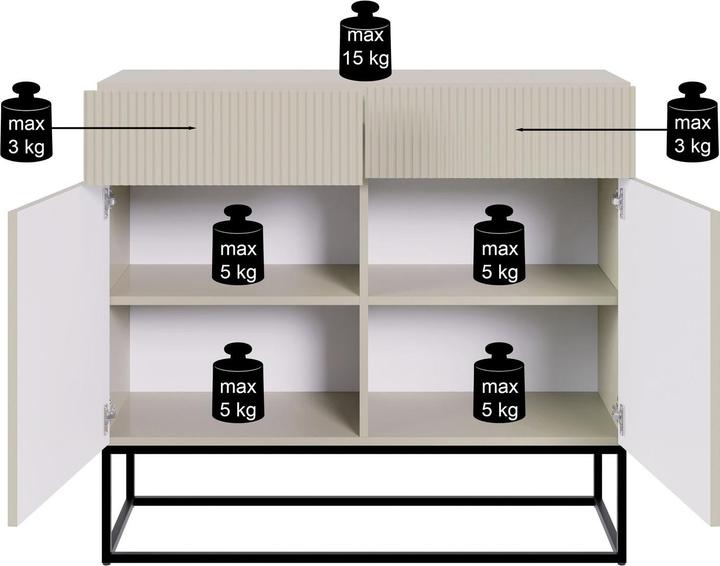 Produktbild Selsey Veldio (100 x 38 x 90 cm)