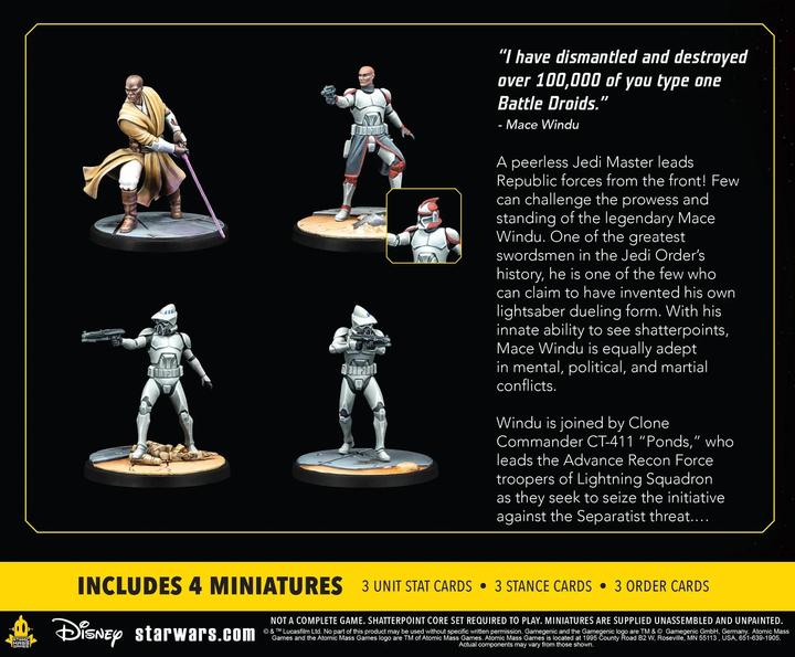Produktbild Atomic Mass Games Star Wars Shatterpoint - This Party’s Over (Squad-Pack "Diese Party ist vorbei") (Multilingual)