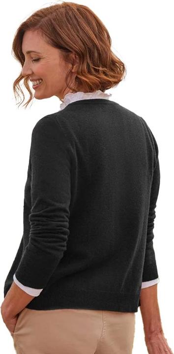 Produktbild Woolovers Strickjacke Rundhalsausschnitt Kaschmir Klassisch (M)