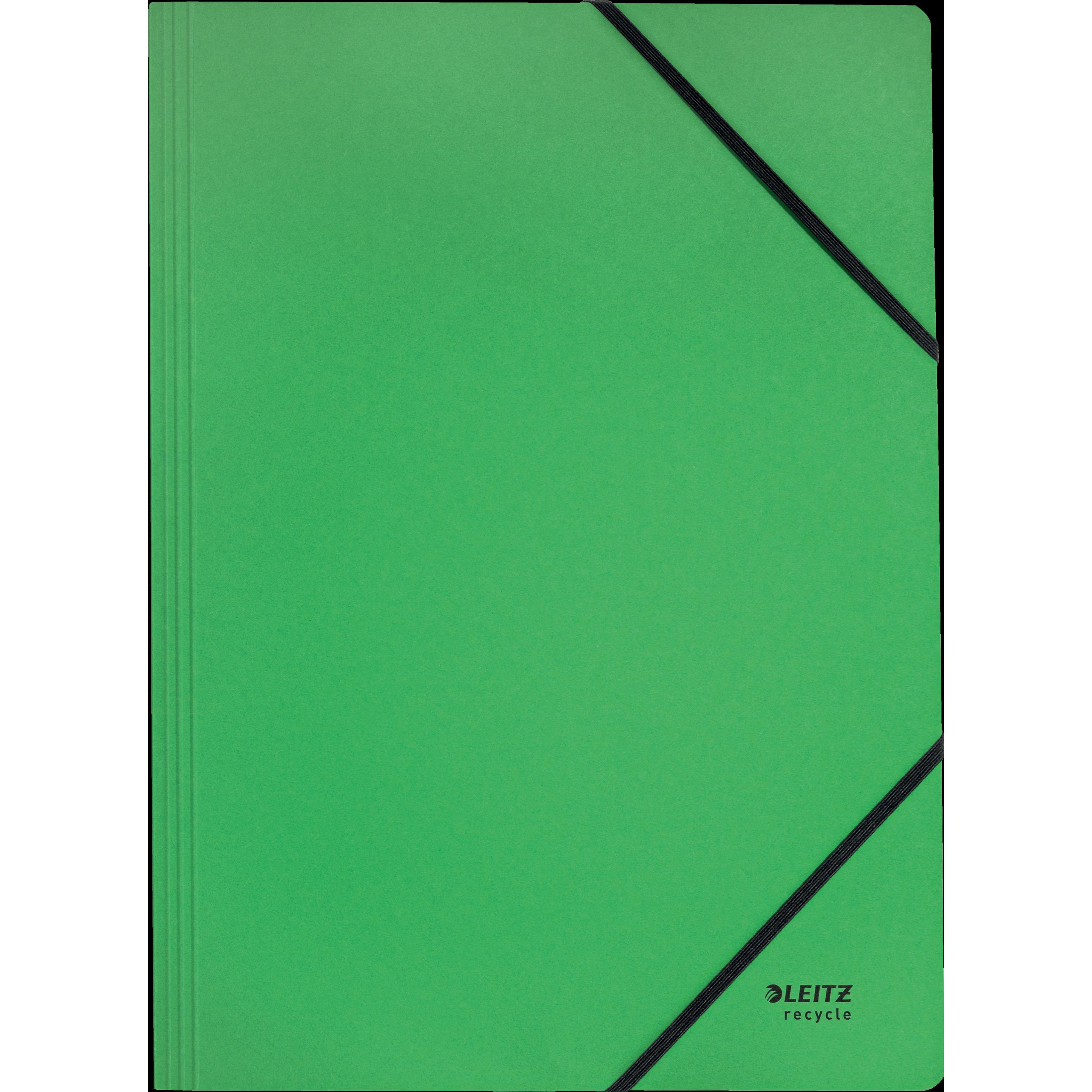 Leitz, Mappe, Gummibandmappe Eckspanner A4 Grün (A4, 1 x)