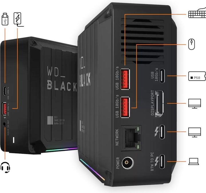 Actual product image WD BLACK D50 Game Dock (1 TB)