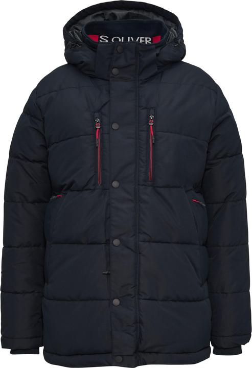 S.Oliver Outdoor-Jacke Gesteppter Parka mit abnehmbarer Kapuze