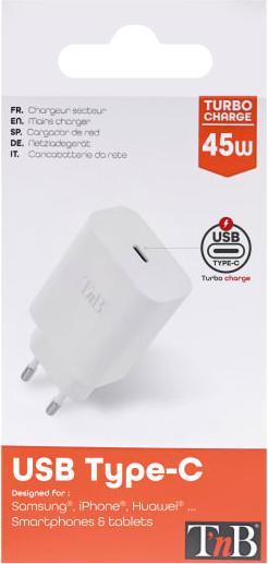 Produktbild T'nB TNB Ladegerät Power Delivery USB-C 45Watt (45 W, 1 Port)